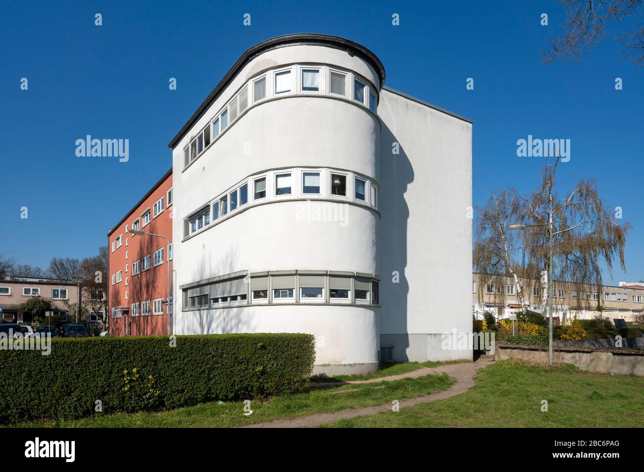 Frankfurt am Main, Siedlung Römerstadt, Gesamtplanung 197-1929 von Ernst May Stockfoto