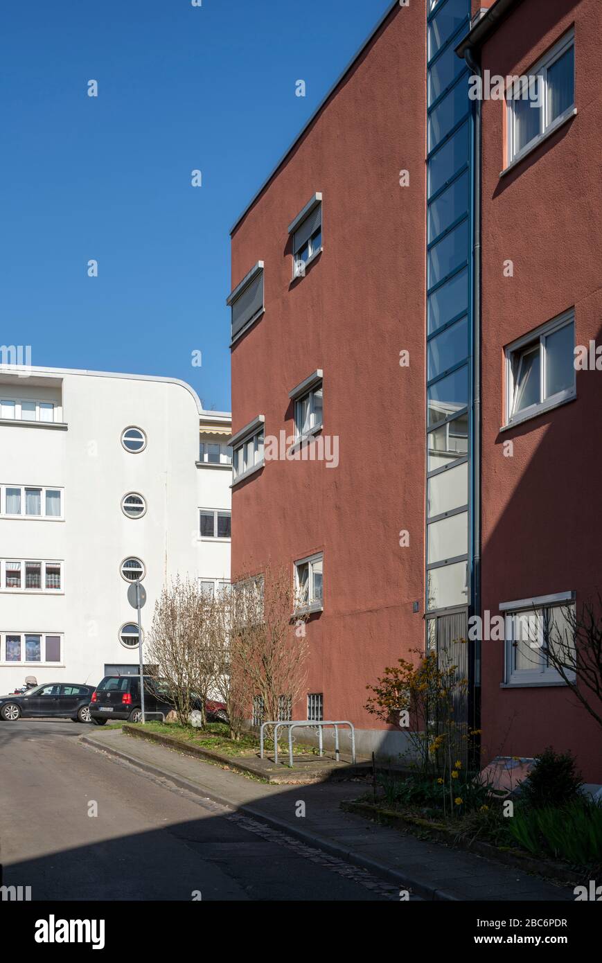 Frankfurt am Main, Siedlung Römerstadt, Gesamtplanung 197-1929 von Ernst May Stockfoto