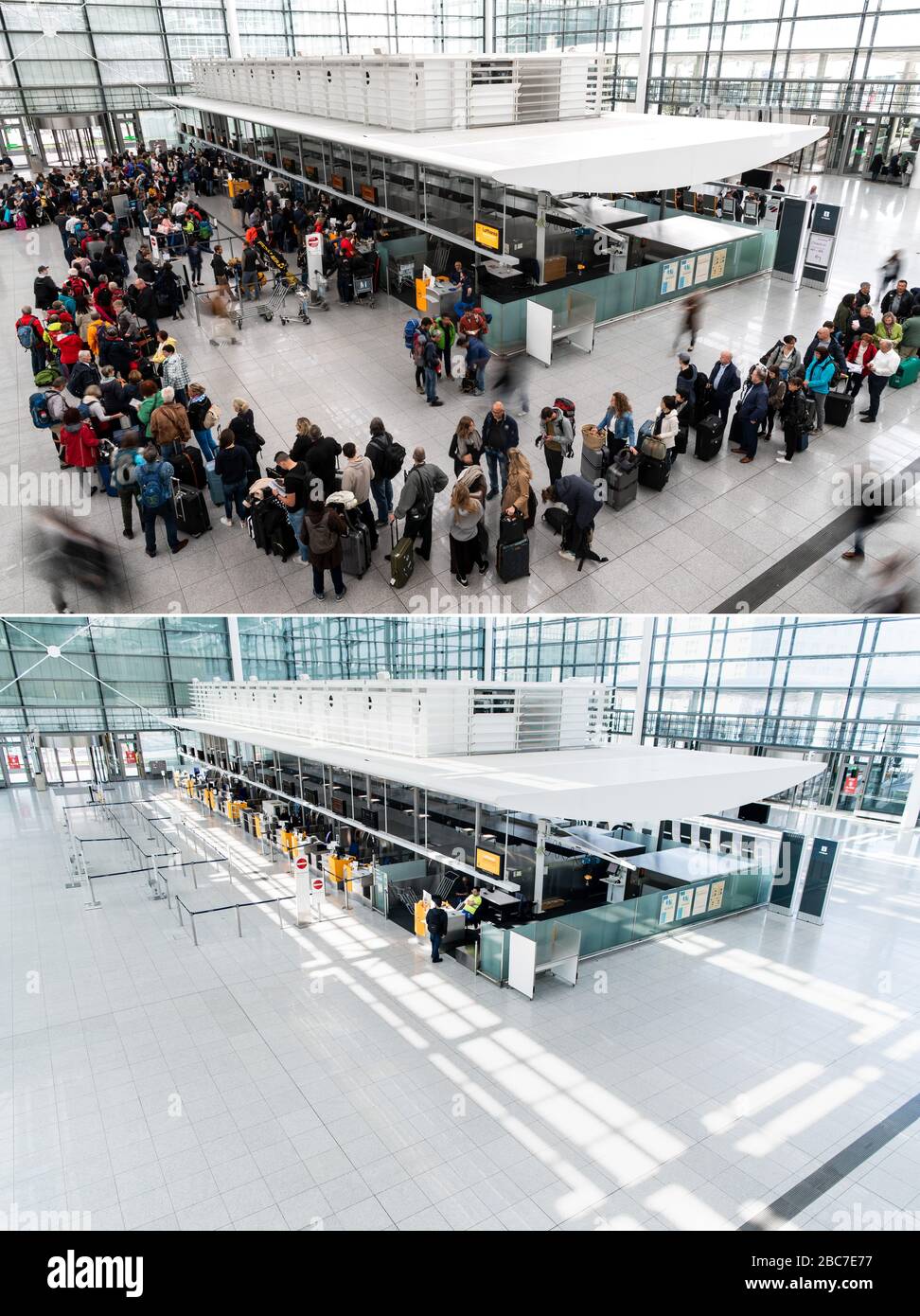 Gepäckausgabe In München Flughafen Stockfotos und -bilder Kaufen - Alamy