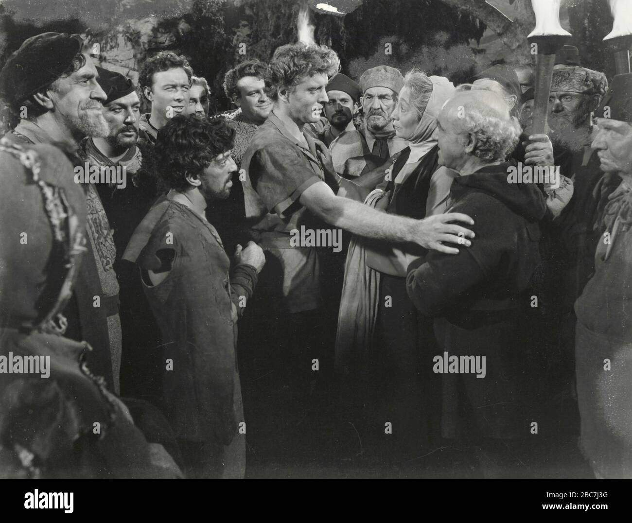 Der amerikanische Schauspieler Burt Lancaster im Film The Flame and the