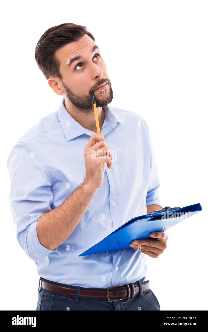 Mann nach oben Stockfoto