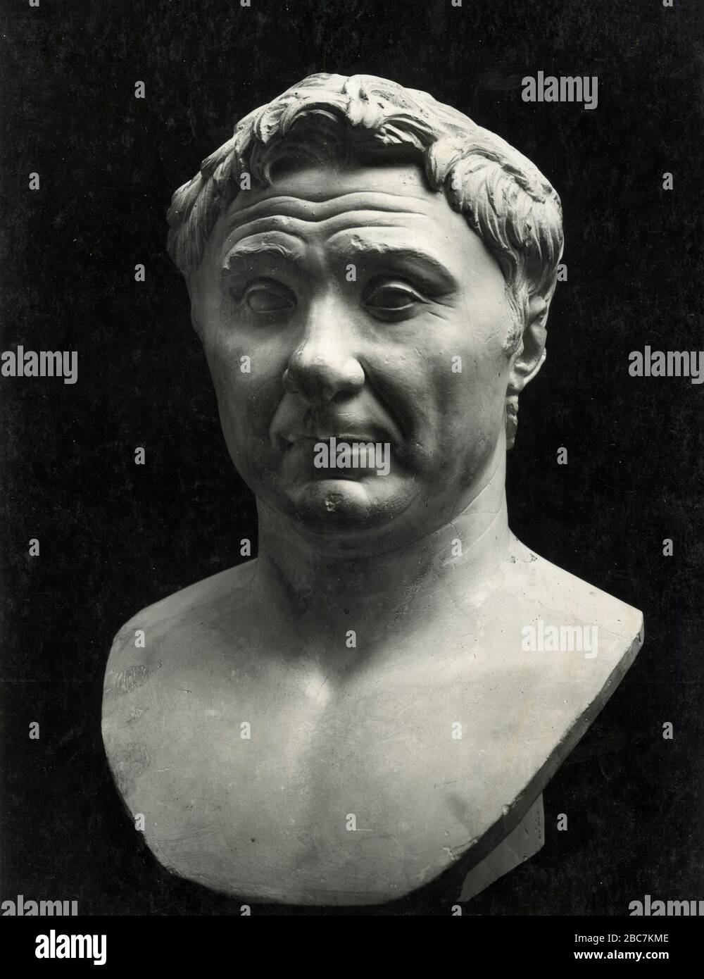 Leiter des Pompeius der großen, alten Marmorskulptur, Glyptotek, Kopenhagen, Danmark 1930er Jahre Stockfoto