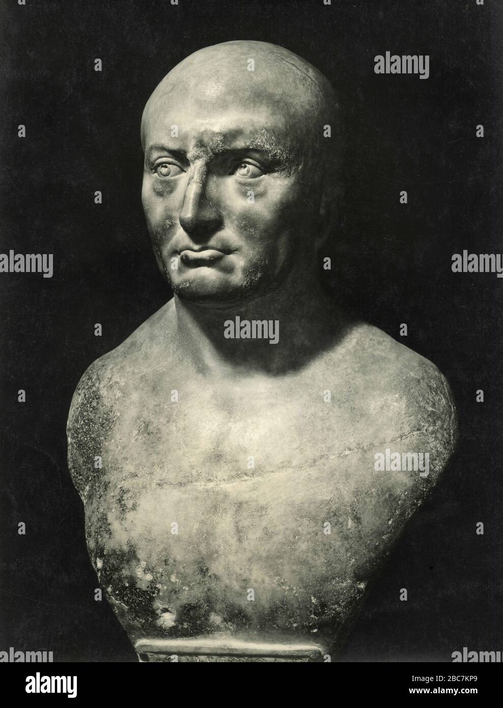 Scipio Africanus, antike Marmorskulptur, Philosophen Zimmer, Kapitolinisches Museum, Rom, Italien 1920er Jahre Stockfoto