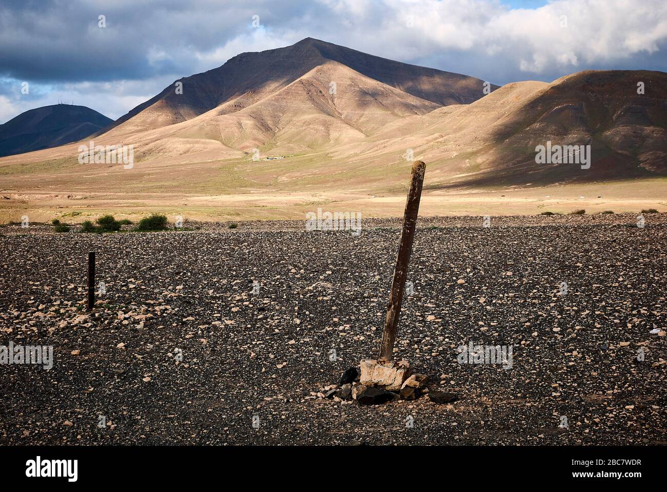 Los Ajaches Berge in der Nähe von Playa Blanca. Stockfoto