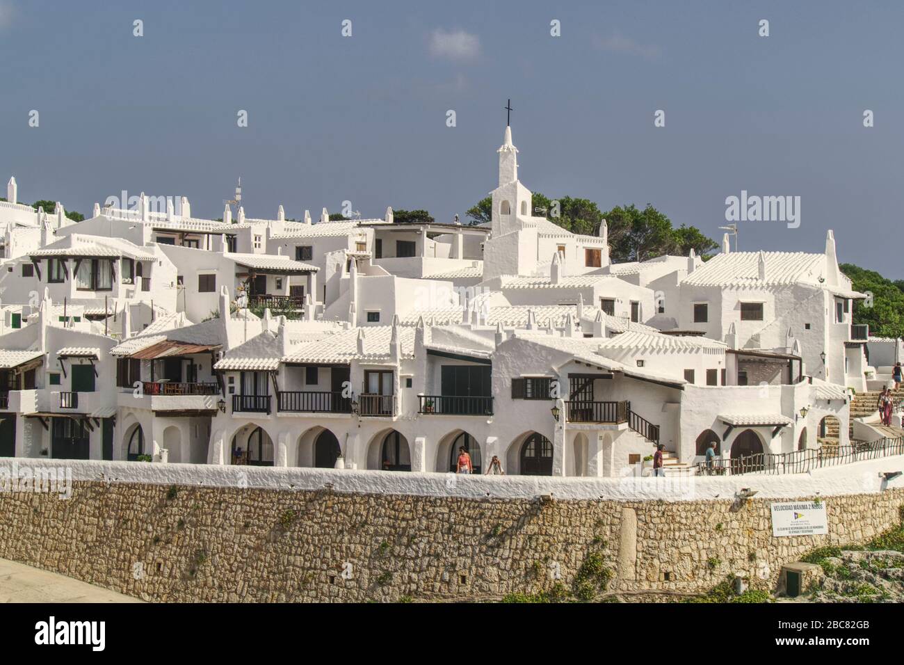 Binibeca Vell Feriendorf, Menorca, Balearen, Spanien, Europa Stockfoto