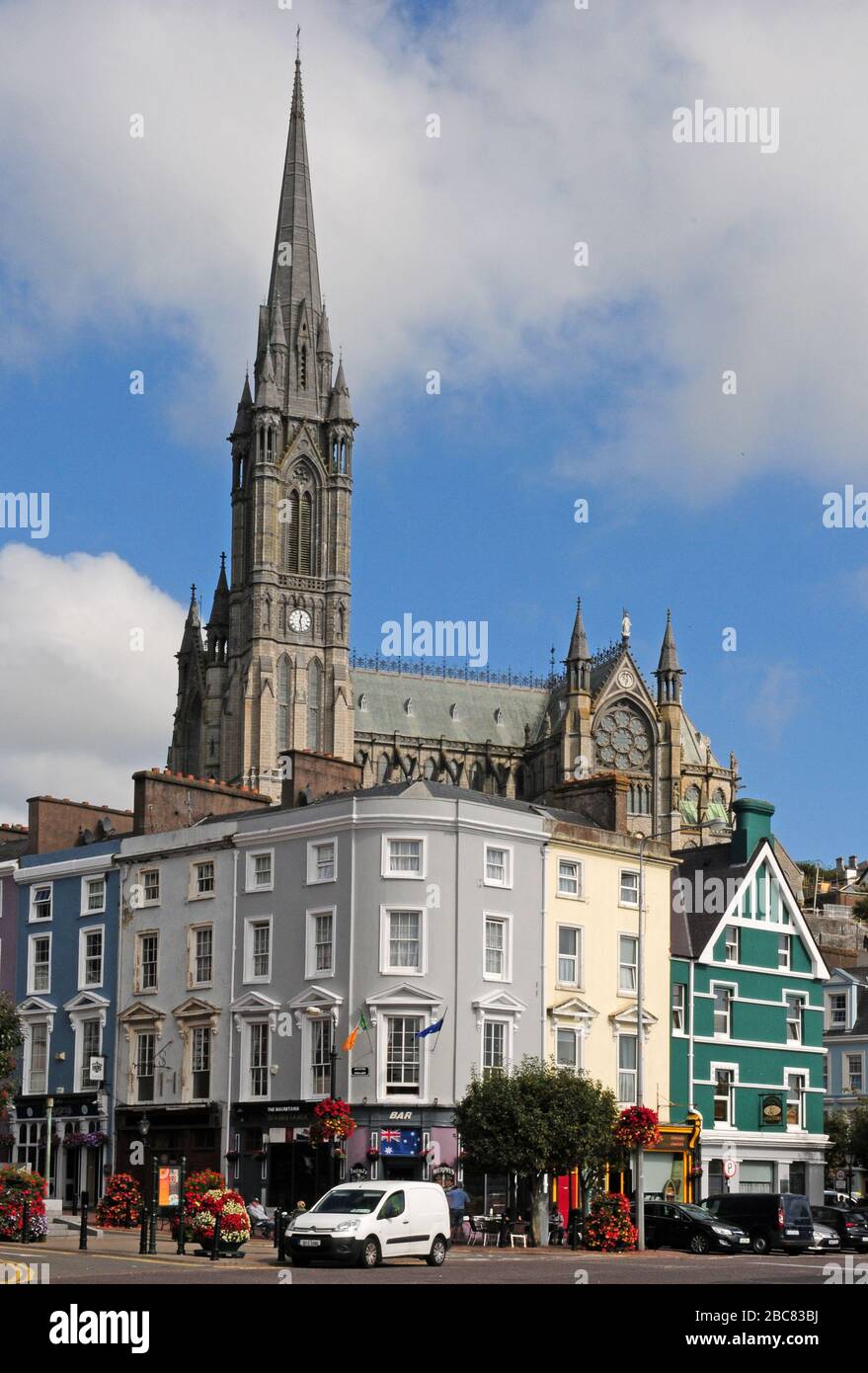 St. Colman's Cathedral, Cobh. Stockfoto
