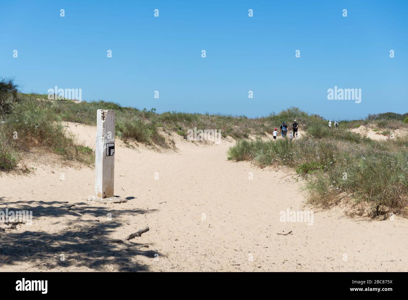 Wandern im Nahal Sorek in Israel Stockfoto