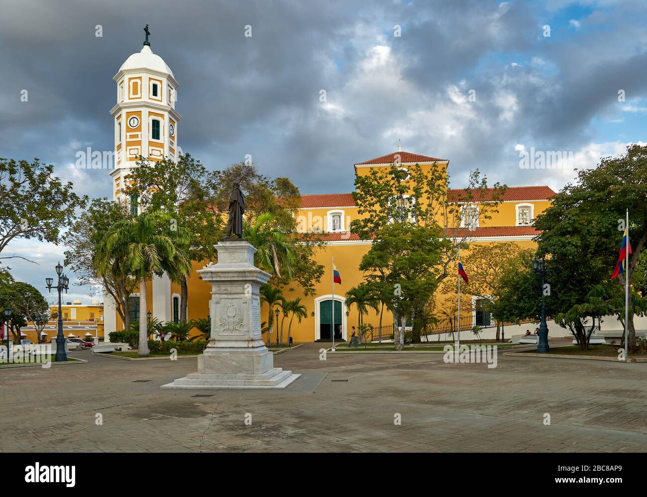 PLAZA BOLIVAR, historisches Stadtzentrum, Ciudad Bolivar, Venezuela, Südamerika, Amerika Stockfoto