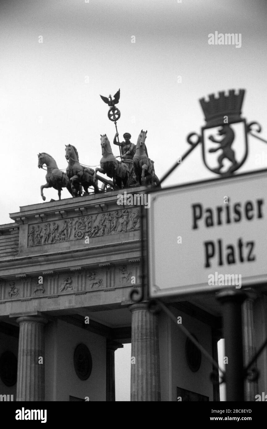 Das Brandenburger Tor. Berlin, Deutschland Stockfoto