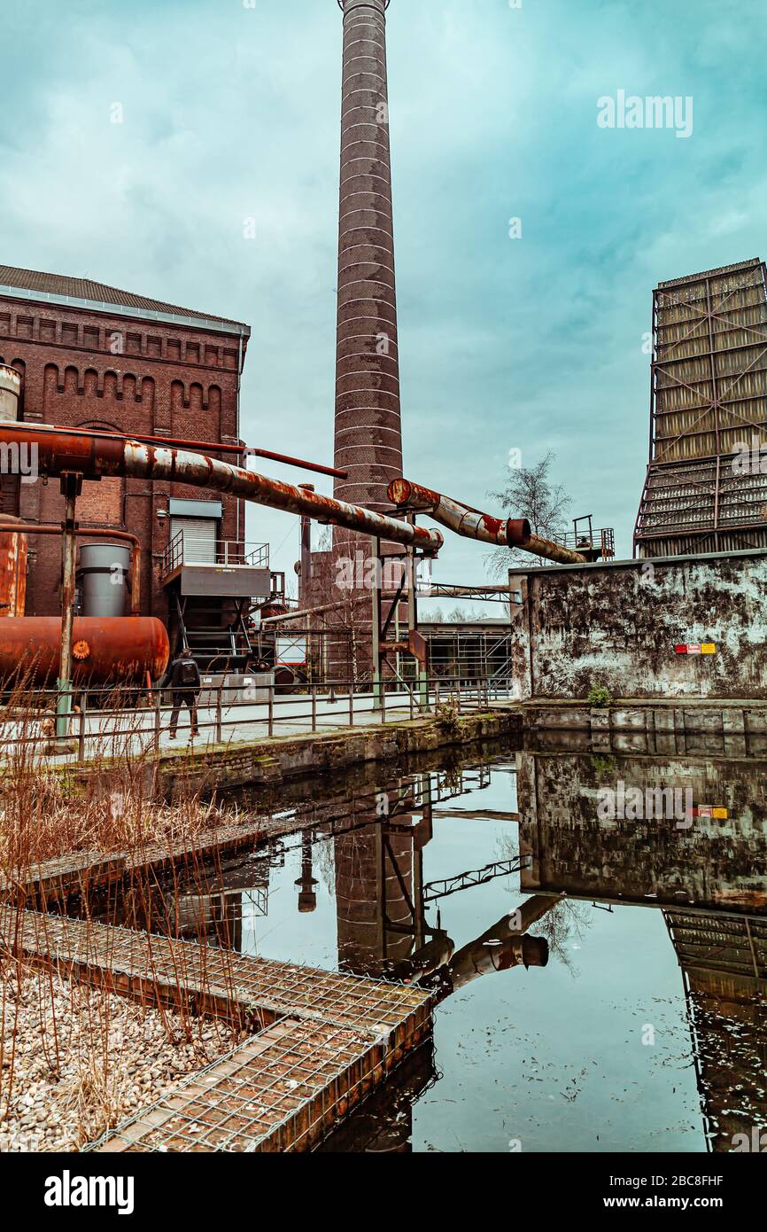 Landschaftspark Industriekultur Duisburg Nord Deutschland Ruhrgebiet Stockfoto