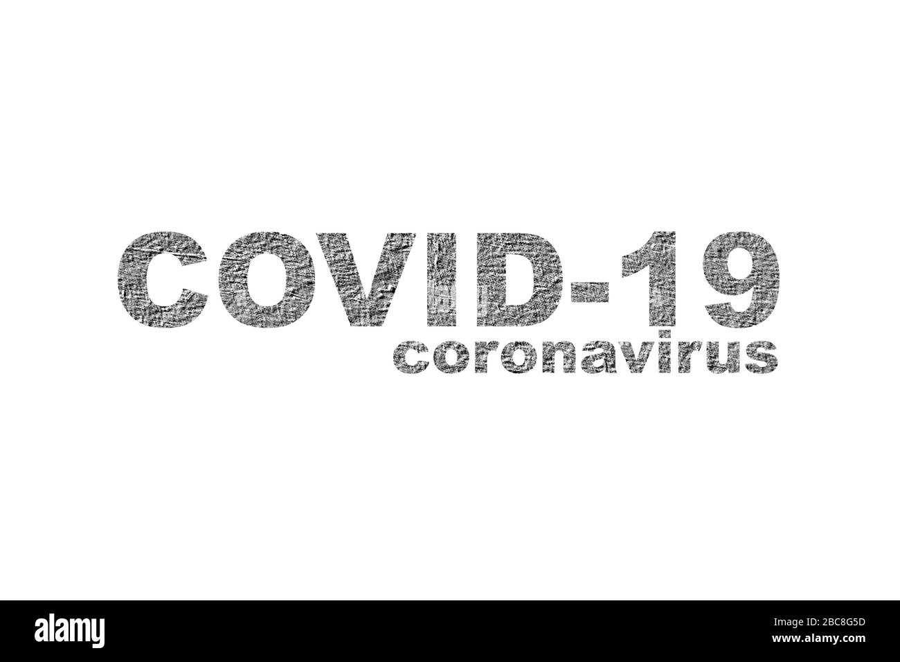 Coronavirus COVID-19 - 2019 Coronavirus Disease Stockfoto