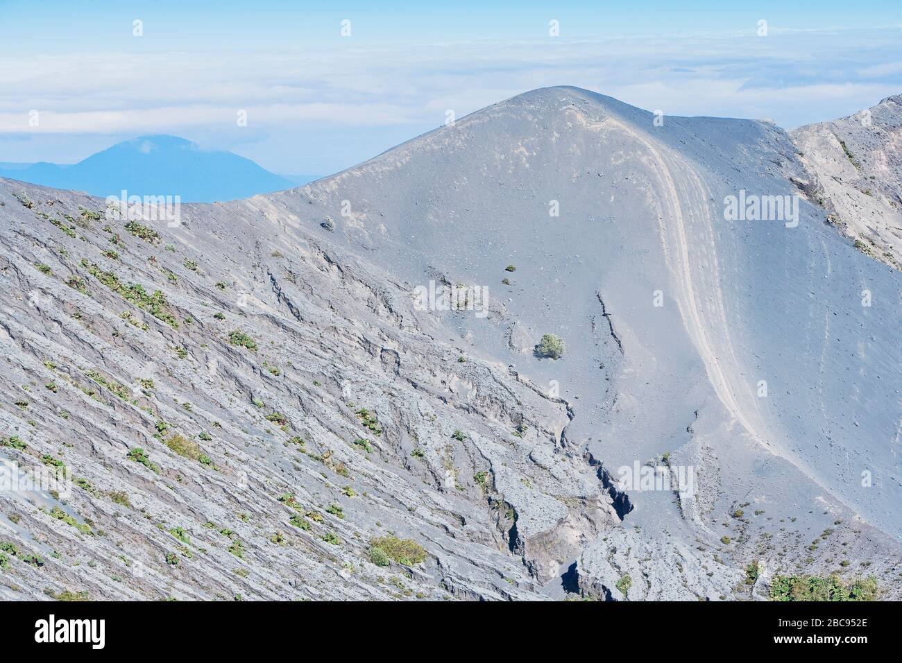 Irazu Vulkan Irazu Vulkan-Nationalpark. Provinz Cartago, Costa Rica Stockfoto