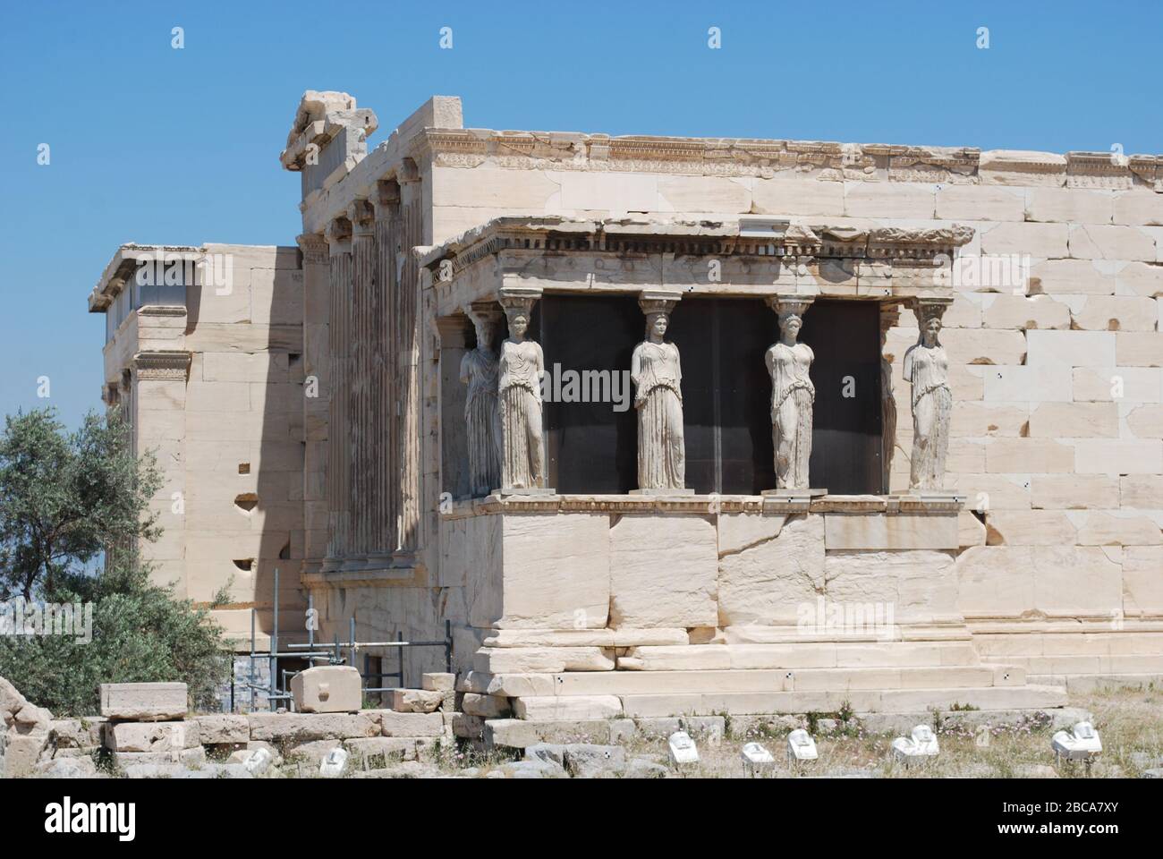 Echtheion, Athen Stockfoto