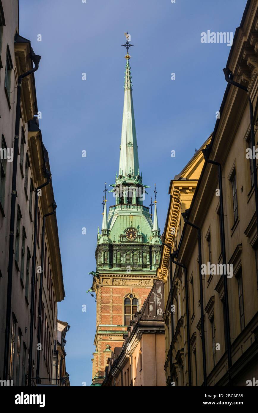 Schweden, Stockholm, Gamla Stan, Altstadt, Tyska Kyrkan, Deutsche Kirche Stockfoto