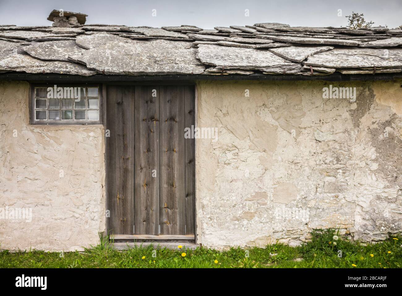 Schweden, Gotland Island, Ljugarn, Angelshake-Details Stockfoto