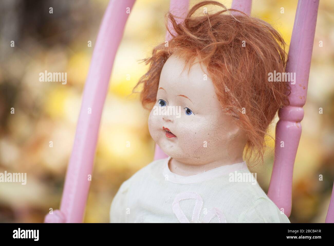 Vintage Child's Doll Stockfoto