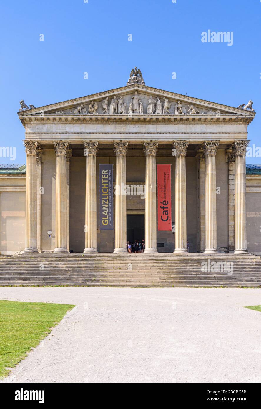 Antiquitätenmuseum, Konigsplatz, München, Deutschland Stockfoto