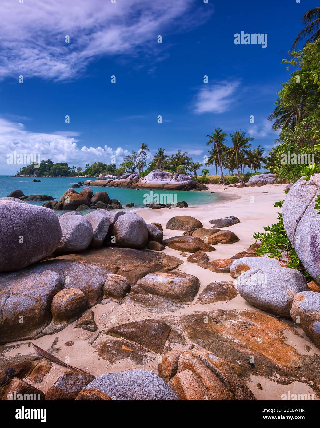 Wunderbare Landschaftsfotos auf Batam Bintan Island Indonesien Stockfoto