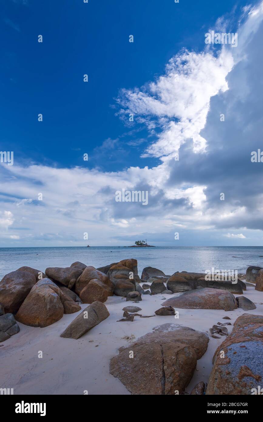 Wunderbare Landschaftsfotos auf Batam Bintan Island Indonesien Stockfoto