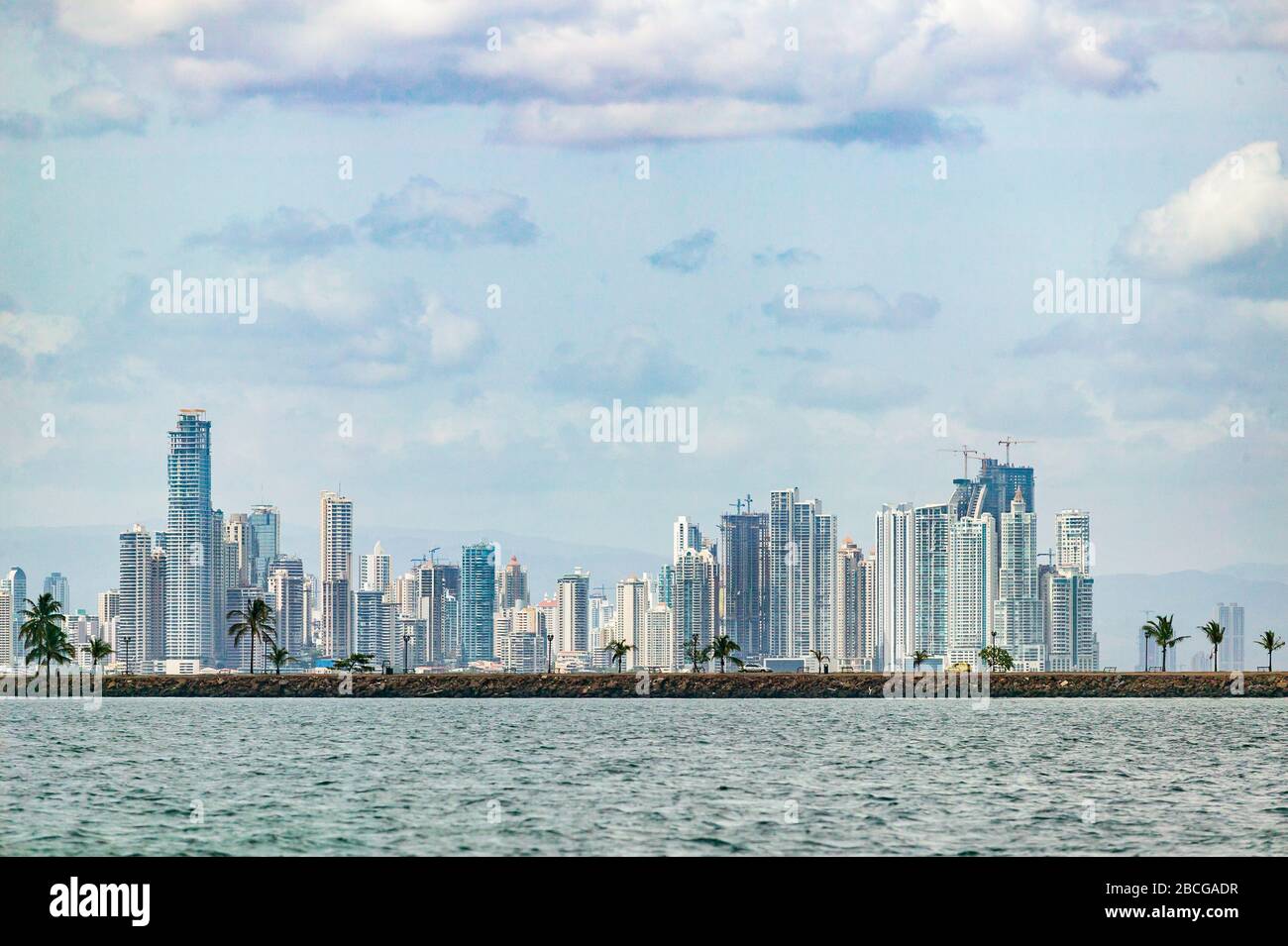 Skyline von Panama City Stockfoto