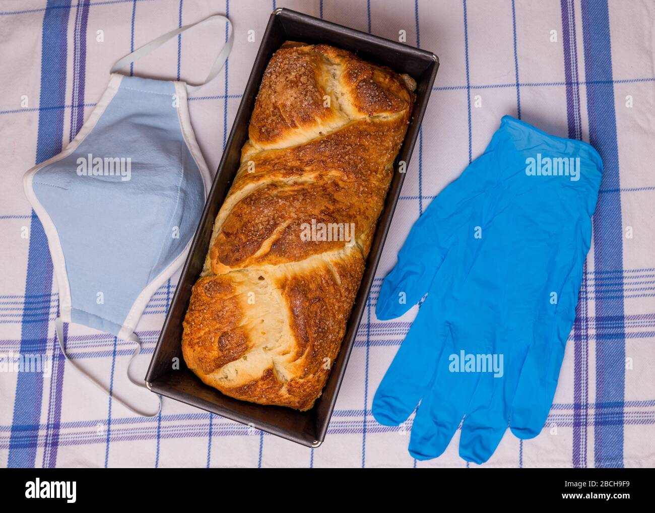 Ostern ist zwar möglich, aber kovid Stockfoto