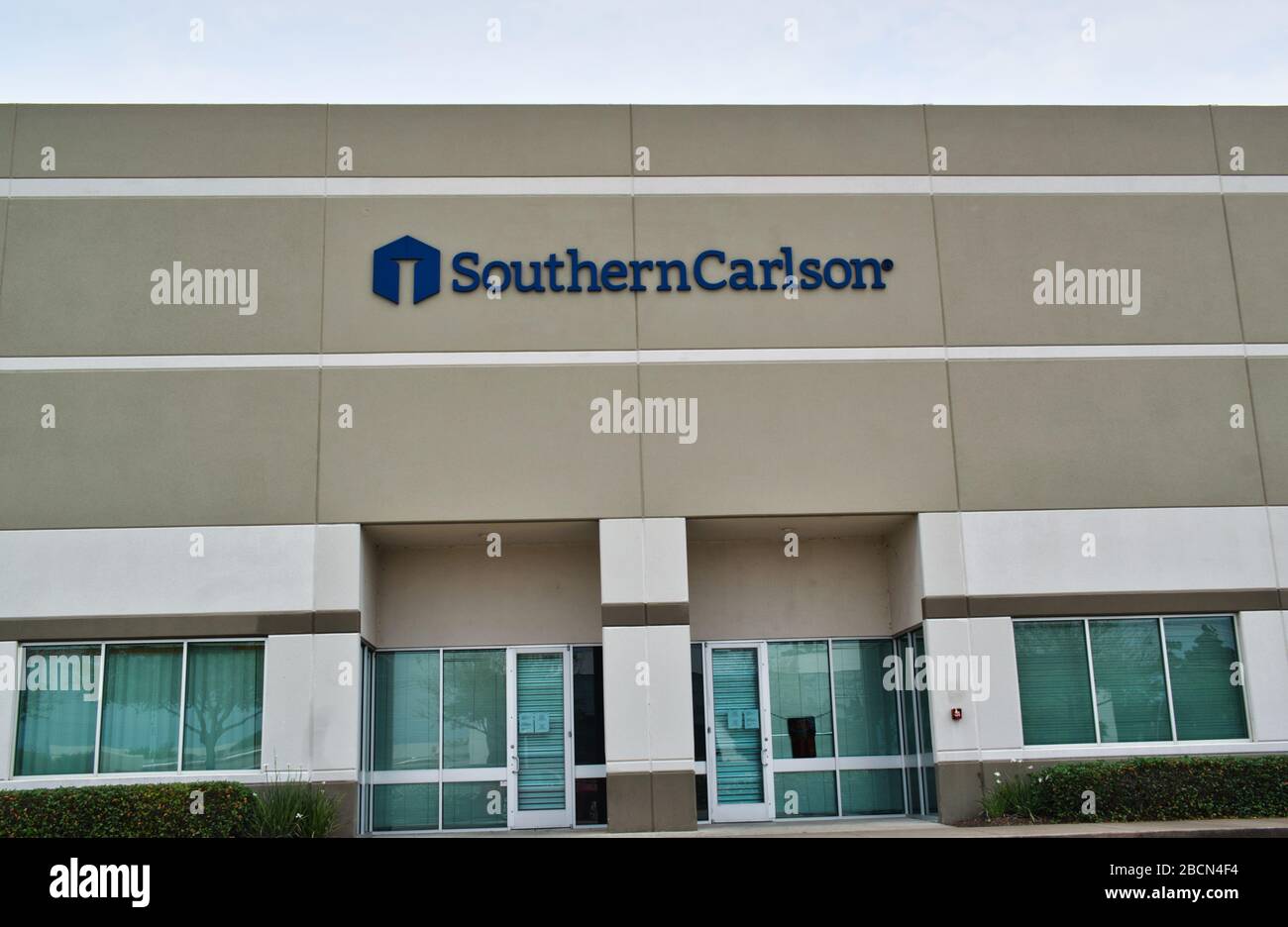 Im südlichen Carlson Bürogebäude in Houston, TX. Werkzeug- und Liefervertrieb in Omaha 1947 gegründet und über 150 Standorte bedient Stockfoto