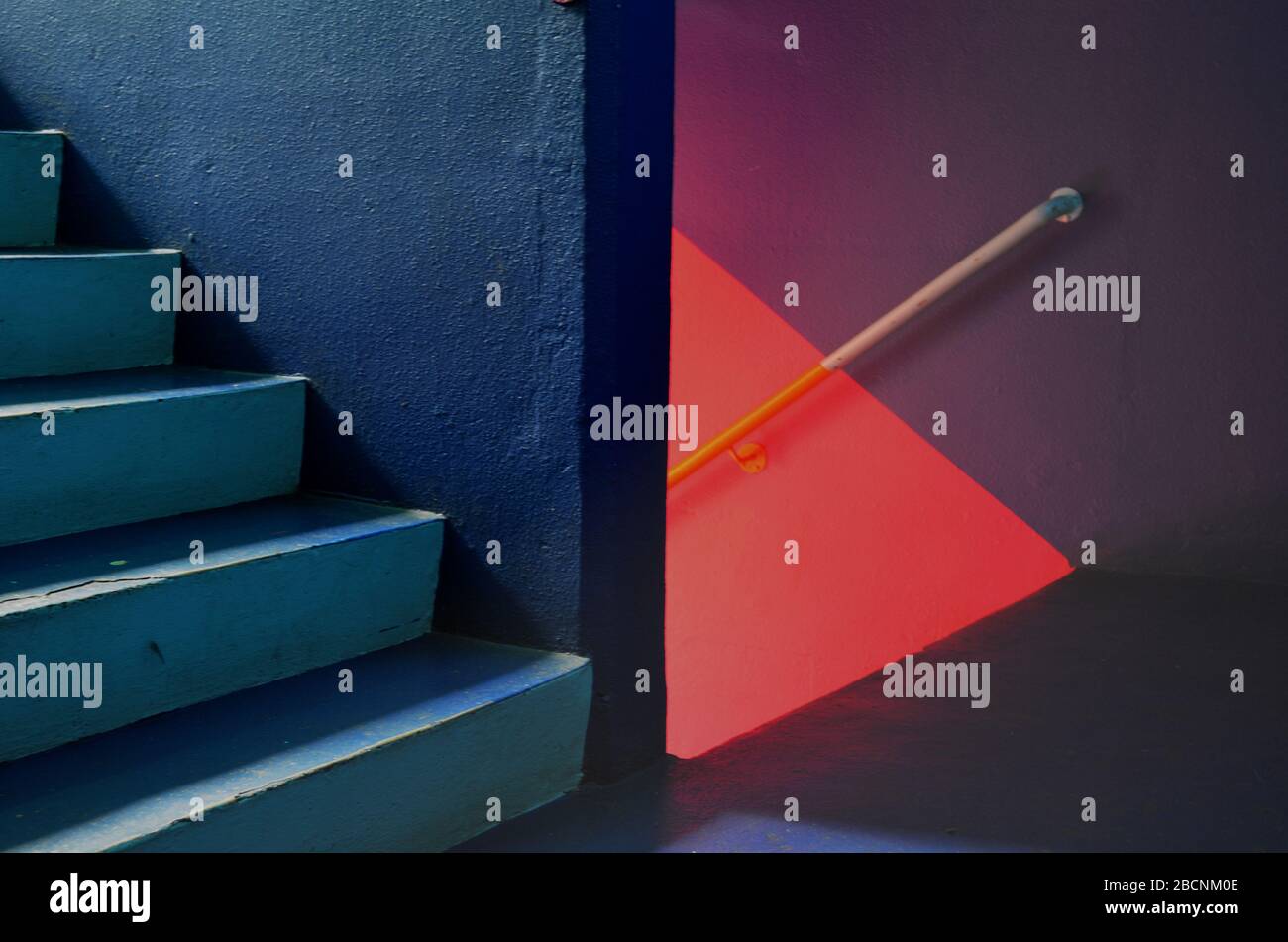Treppen auf Peckham Ebenen Stockfoto