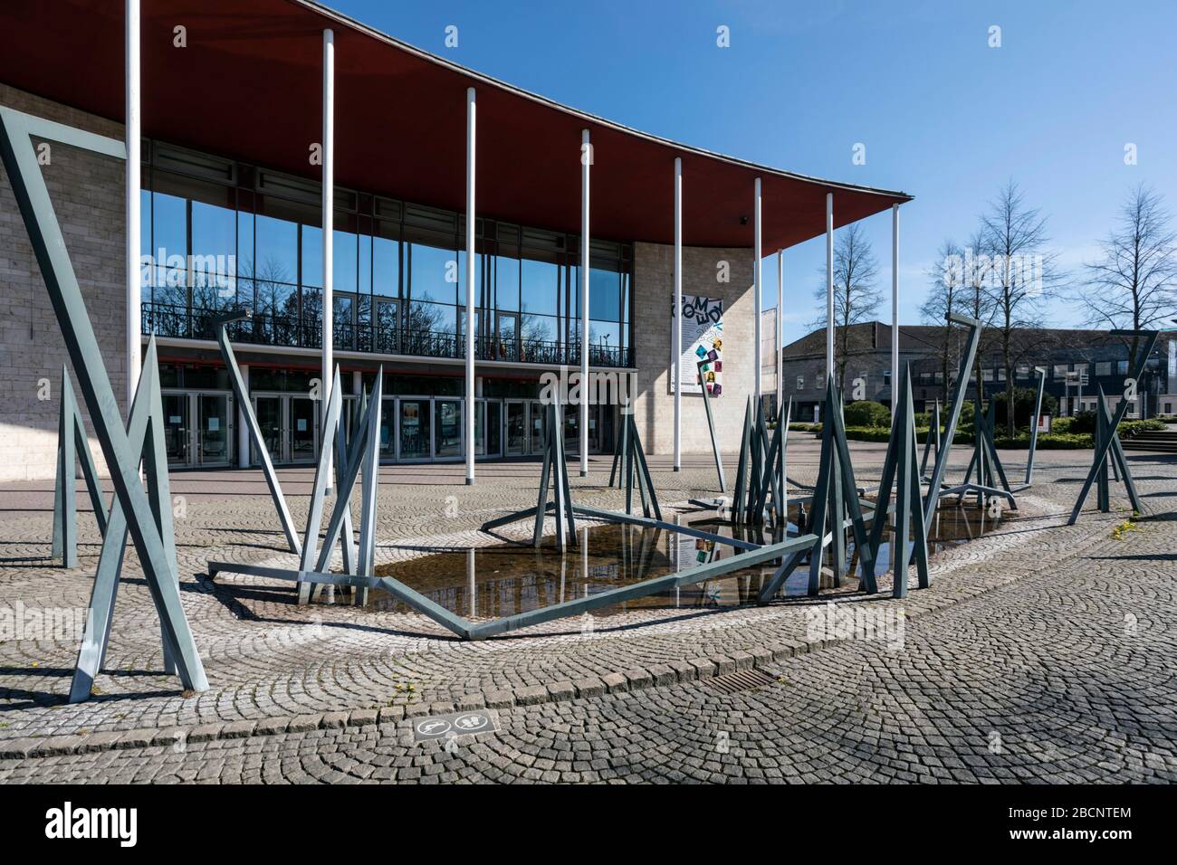 Stadt- und Veranstaltungssaal von Mulheim an der Ruhrgebiet Stockfoto