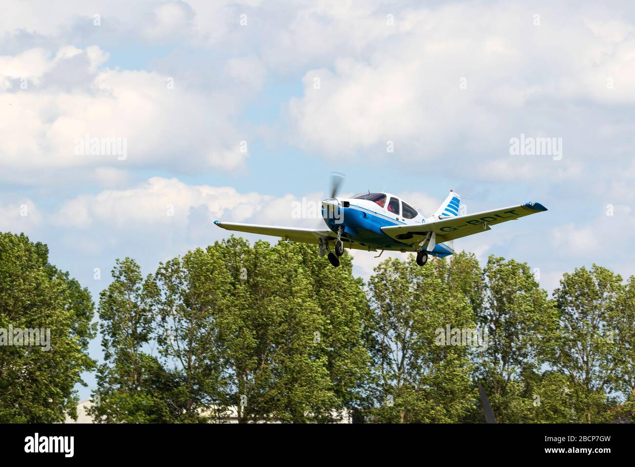 Rockwell 112 Commander G-BDLT Stockfoto