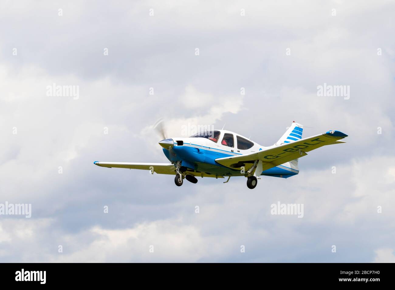 Rockwell 112 Commander G-BDLT Stockfoto