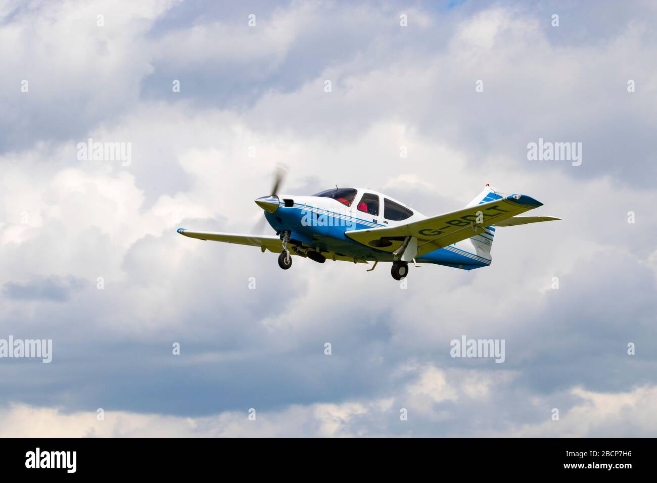 Rockwell 112 Commander G-BDLT Stockfoto