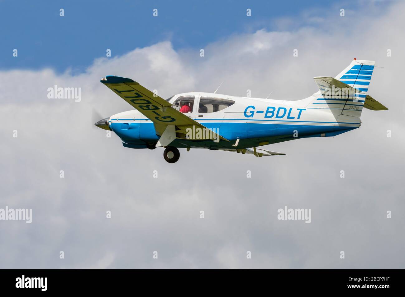 Rockwell 112 Commander G-BDLT Stockfoto