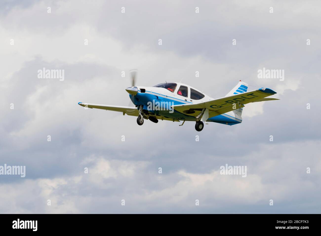 Rockwell 112 Commander G-BDLT Stockfoto