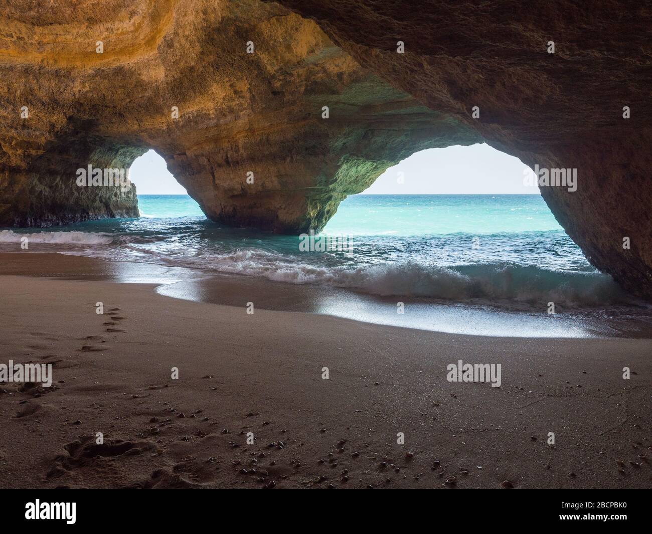 Benagil Sea Cave Stockfoto