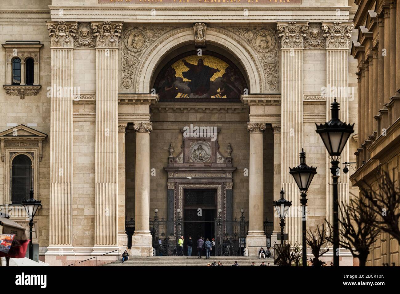 Ungarn, Budapest - die St.-Stephans-Basilika ist eine römisch-katholische Basilika. Es ist zu Ehren von Stephan, dem ersten König von Ungarn benannt Stockfoto