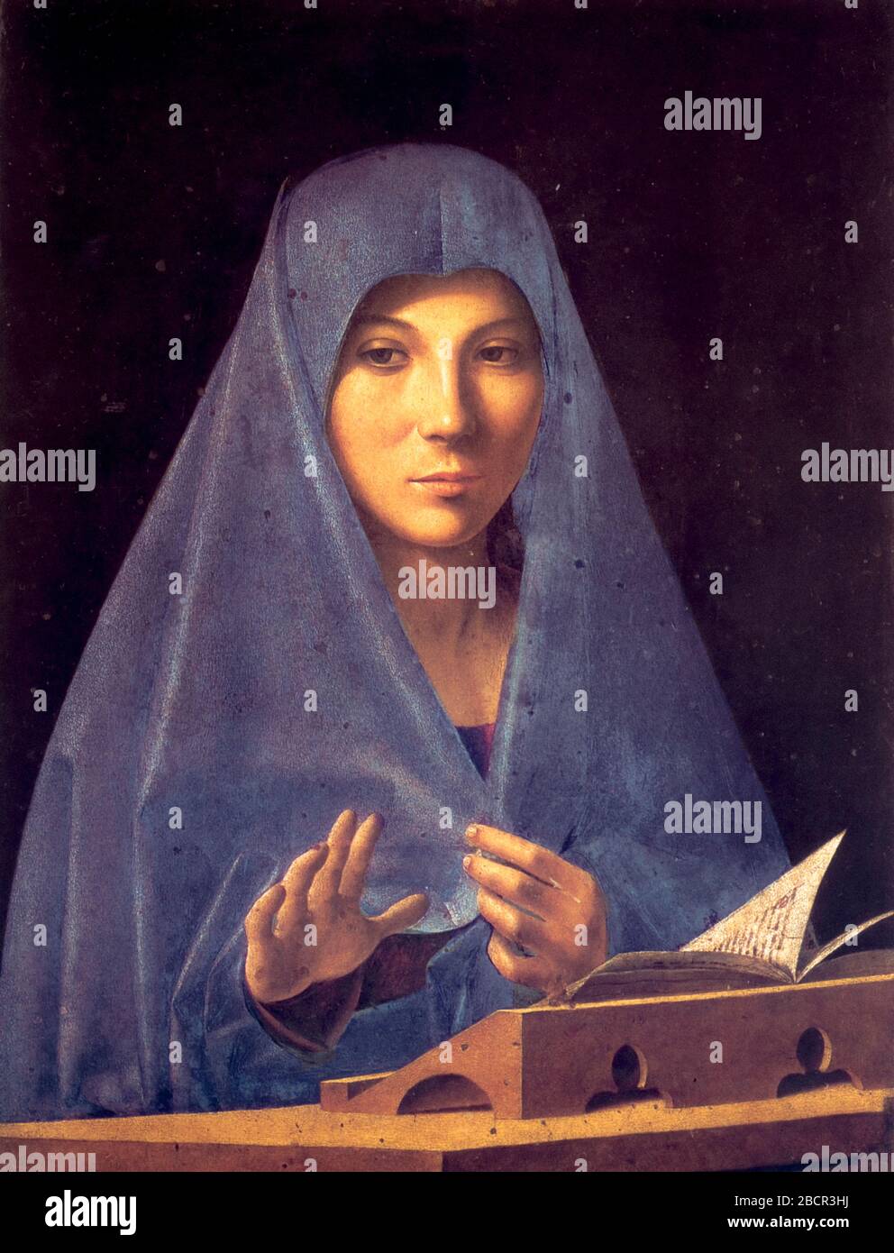 Italien Sizilien - Palermo - Galleria Nazionale della Sicilia - Antonello da Messina - Vergine Annunziata - 1475 Stockfoto