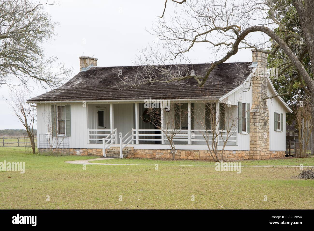 lyndon b johnson National Historic Park und Ranch Steinewall texas Stockfoto