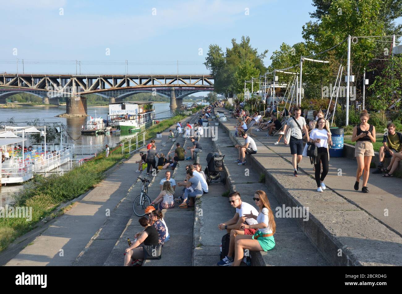 August, Warschau, Polen, 2019 Stockfoto