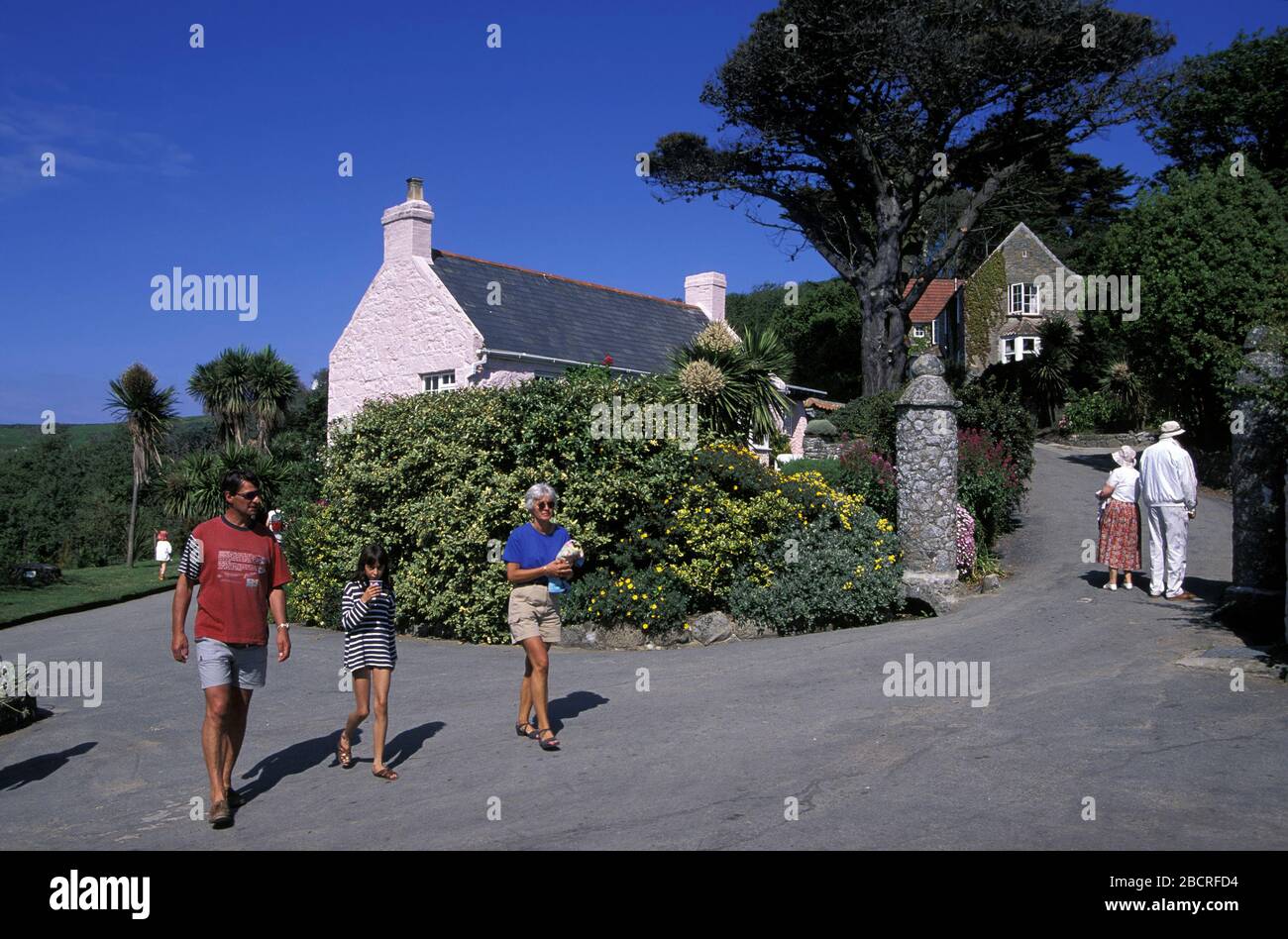 Herm Insel, typisches Haus, Kanalinseln, Vereinigtes Königreich, Europa Stockfoto