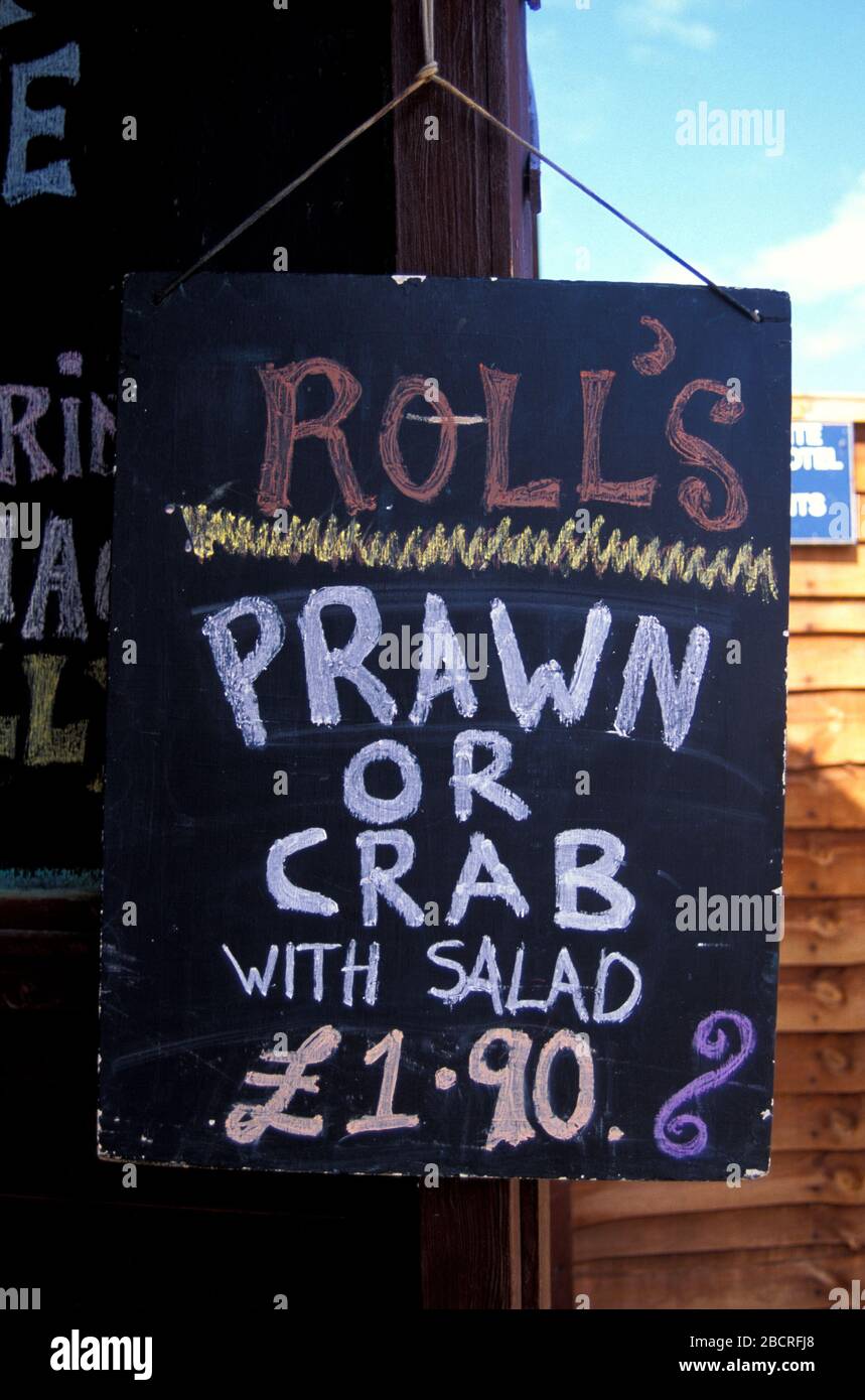 schild am Strand, Herm Insel, Kanalinseln, Vereinigtes Königreich, Europa Stockfoto