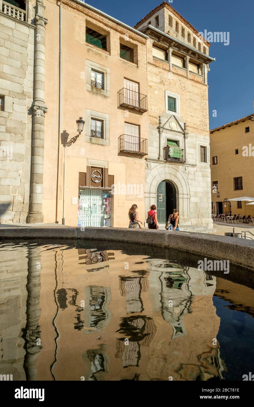 Medina del Campo Platz, Segovia Stadt, Kastilien-La mancha, Spanien Stockfoto