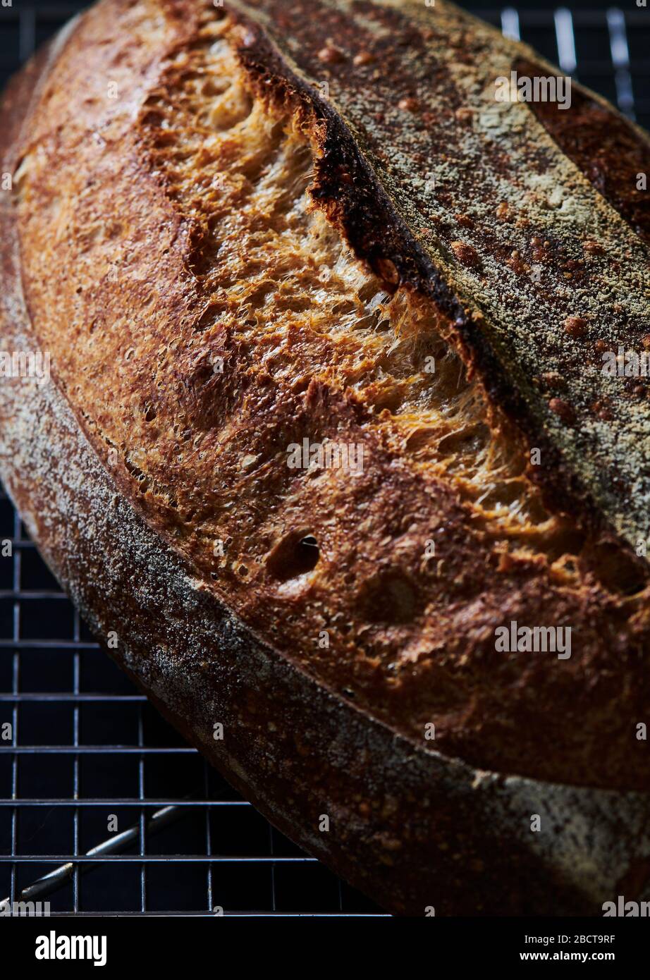 SAUERTEIG BROT Stockfoto