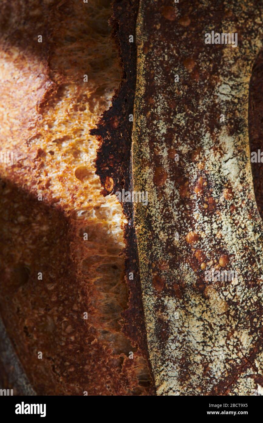 SAUERTEIG BROT Stockfoto