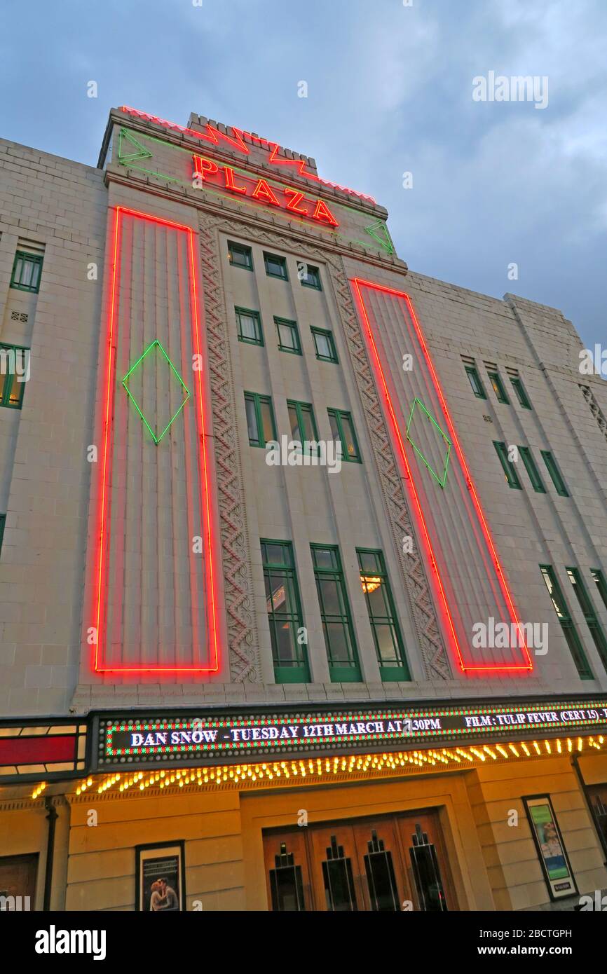 The Plaza Cinema Stockport, 1932 Art Deco W. Thornley, Mersey Square, Stockport, Greater Manchester, England, UK, SK1 1SP Stockfoto