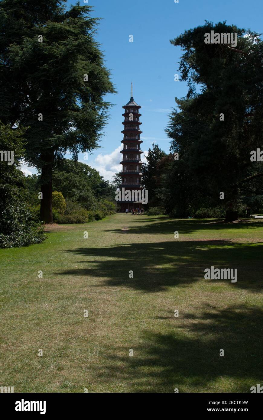 Great Pagode Royal Botanic Gardens Kew Gardens, Richmond, London, TW9 von Sir William Chambers Stockfoto