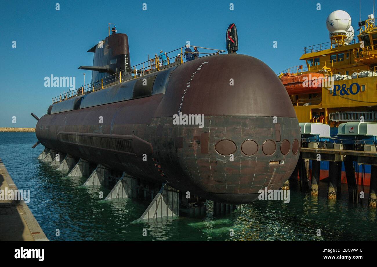 U-Boot der australischen Marine Collins Class. Stockfoto