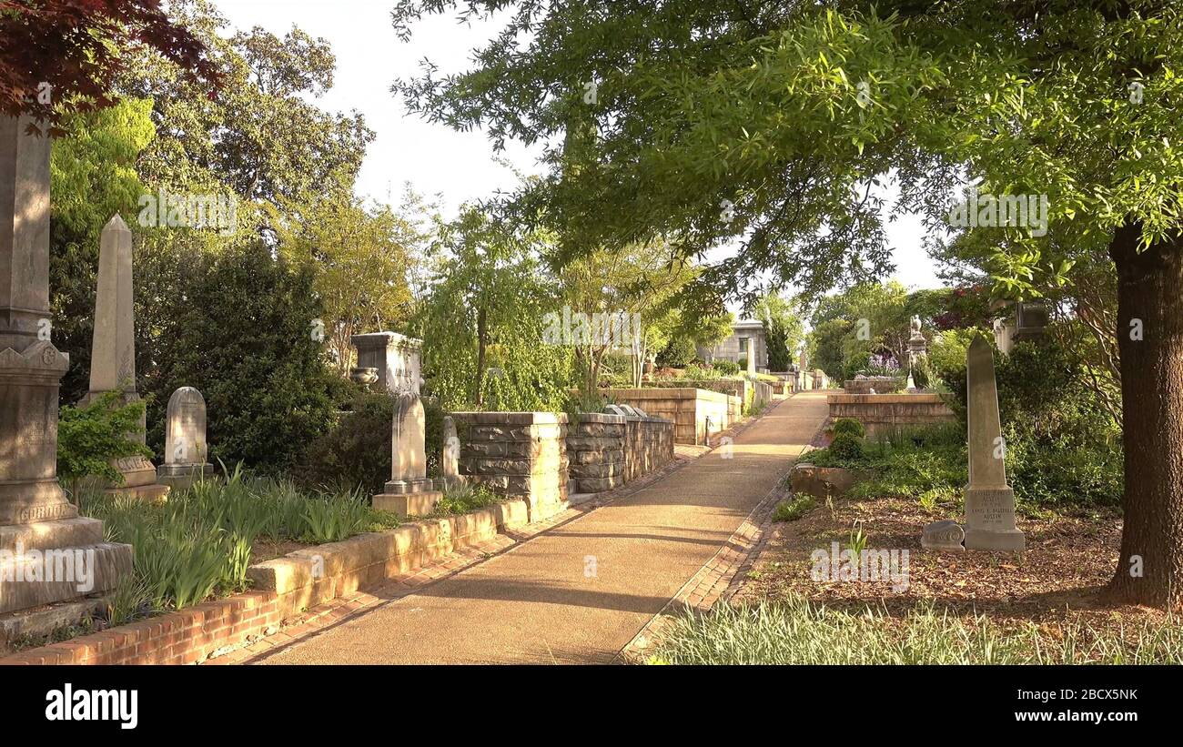 Oakland Cemetery Atlanta - ATLANTA, USA - 20. APRIL 2016 Stockfoto