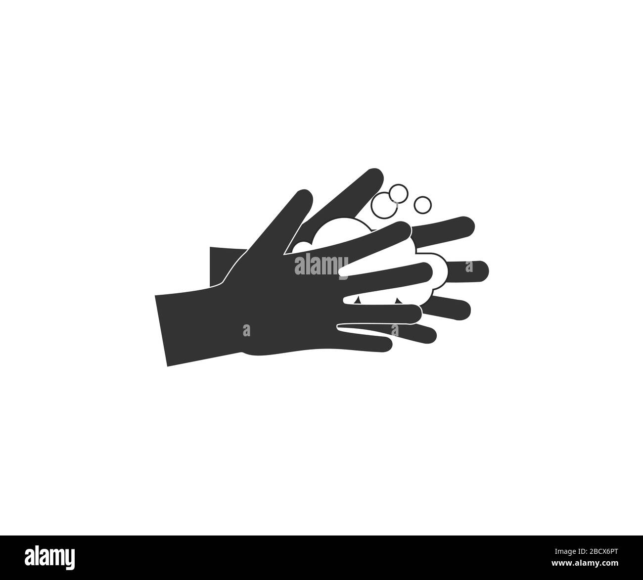 Handwaschsymbol. Vektorgrafiken, flaches Design. Stock Vektor Handwaschsymbol. Vektorgrafiken, flaches Design. Stock Vektor