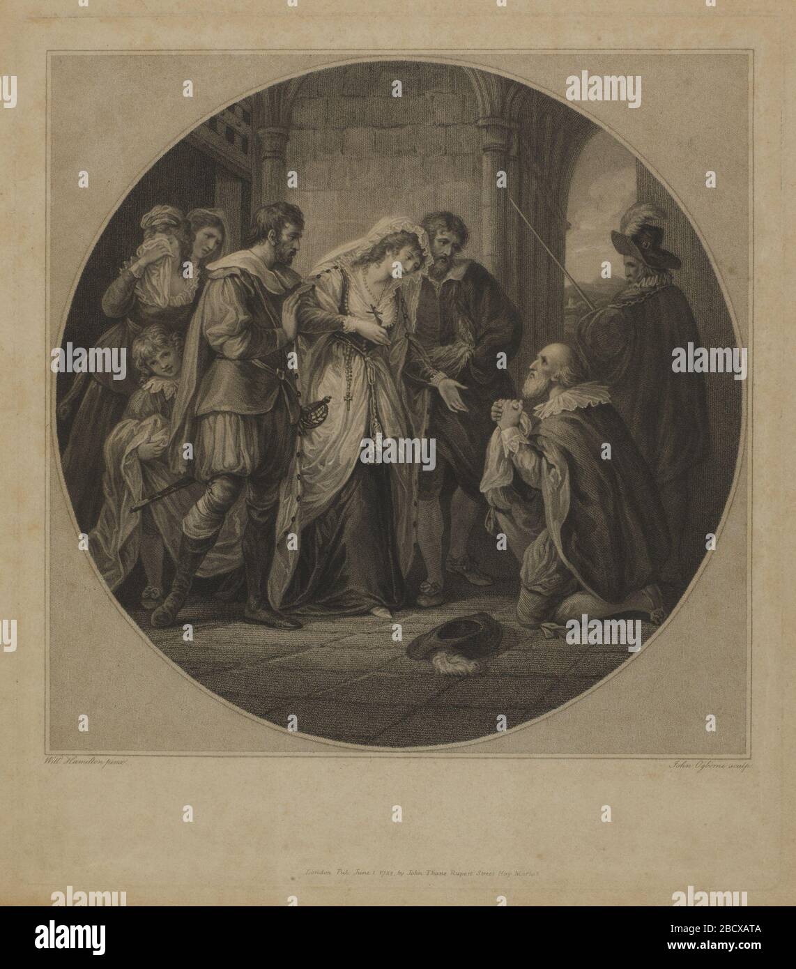 Mann plädiert für Barmherzigkeit. Mann plädiert für Barmherzigkeit Stockfoto