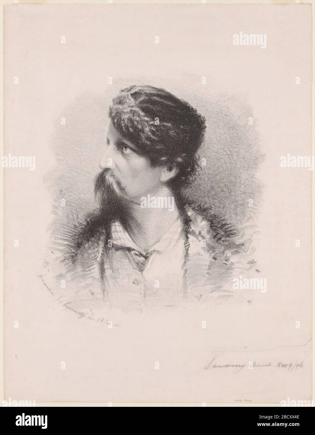 Napoleon Sarony Selbstporträt. NPG.77.99 Stockfoto